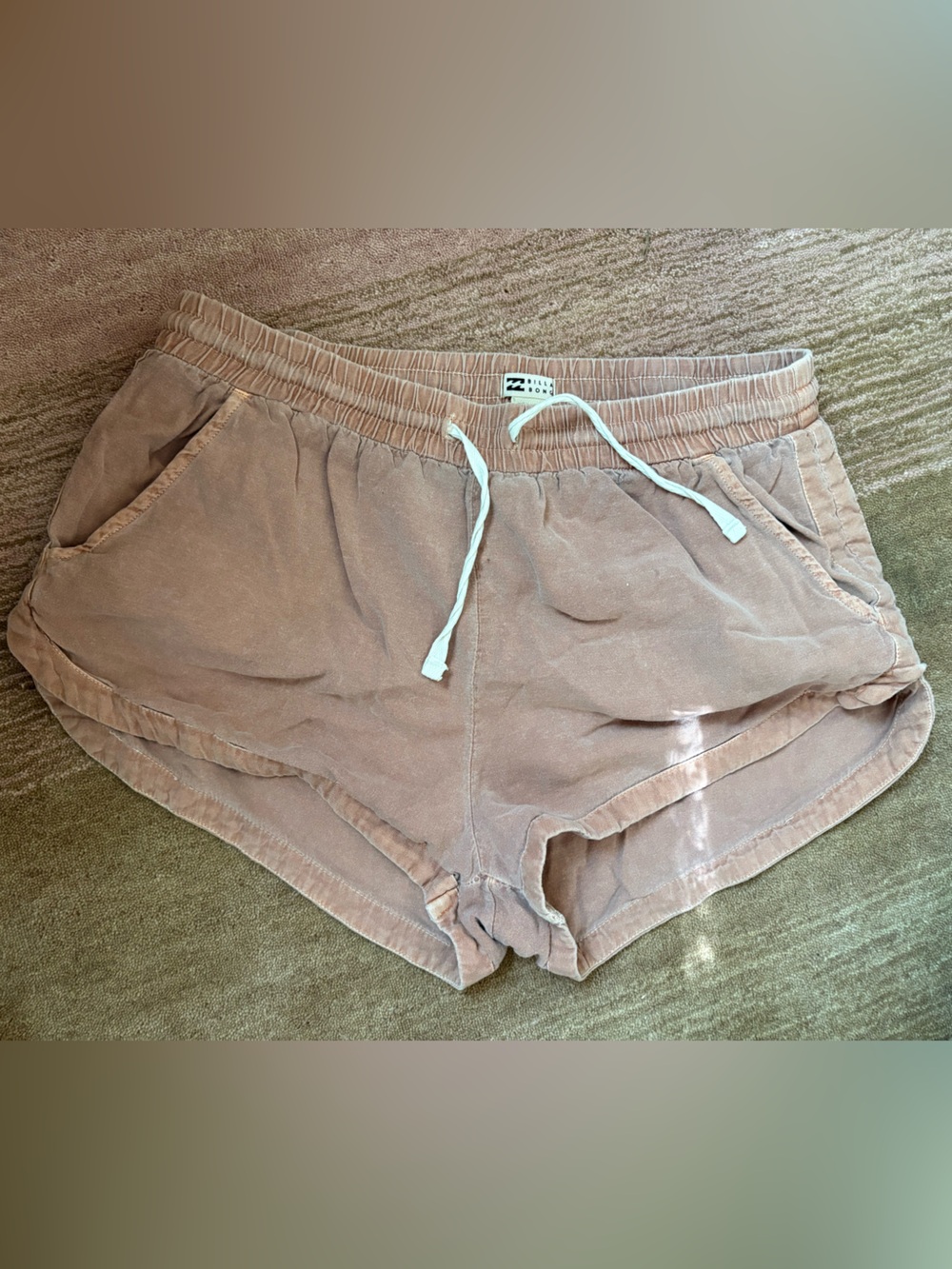 Billabong Women’s Dusty Rose Athletic Lounge Shorts